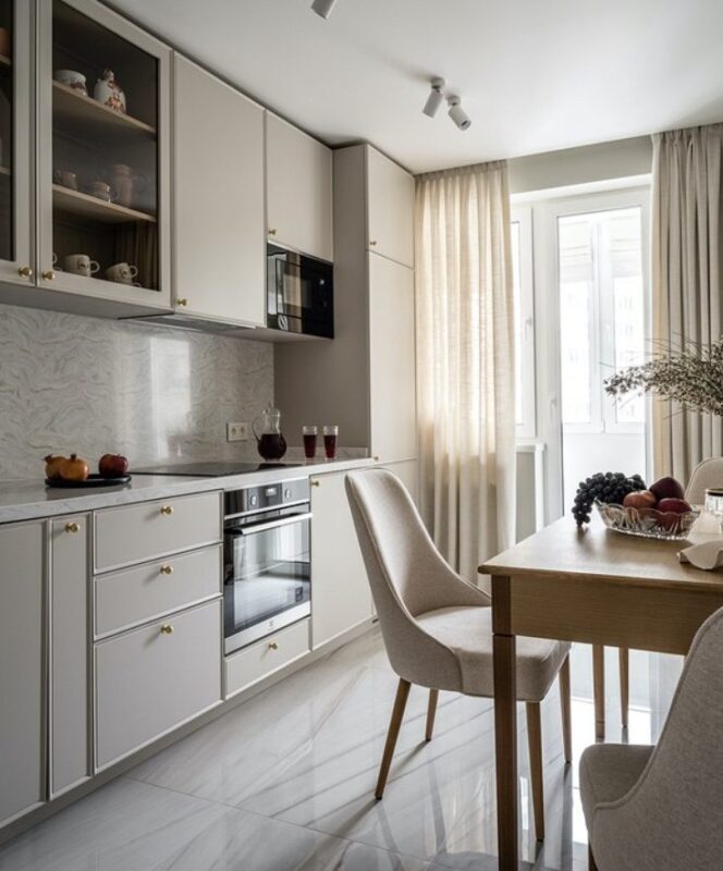 Cette dame a acheté un appartement dans un état horrible et l'a rénové de manière impressionnante.