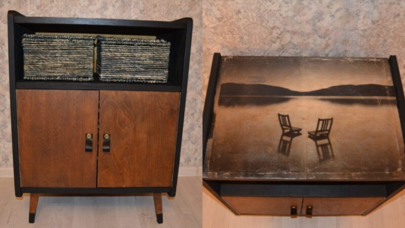 Regardez comment vous pouvez transformer une vieille commode en un minibar unique et fonctionnel