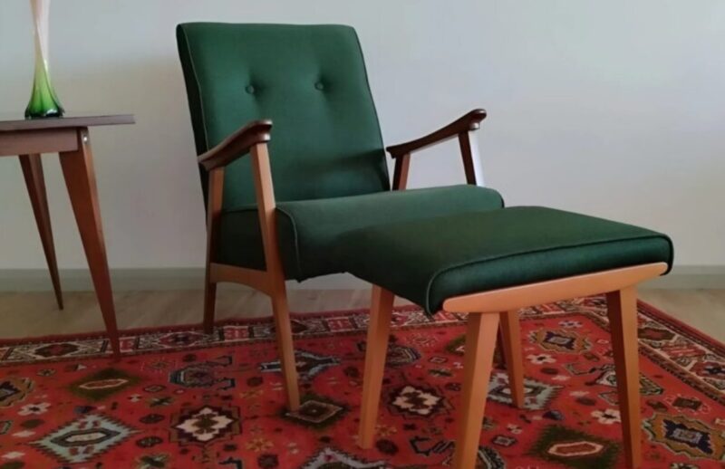 Rénovation d'un vieux fauteuil trouvé dans la rue : transformation étonnante d'une pièce unique et vintage