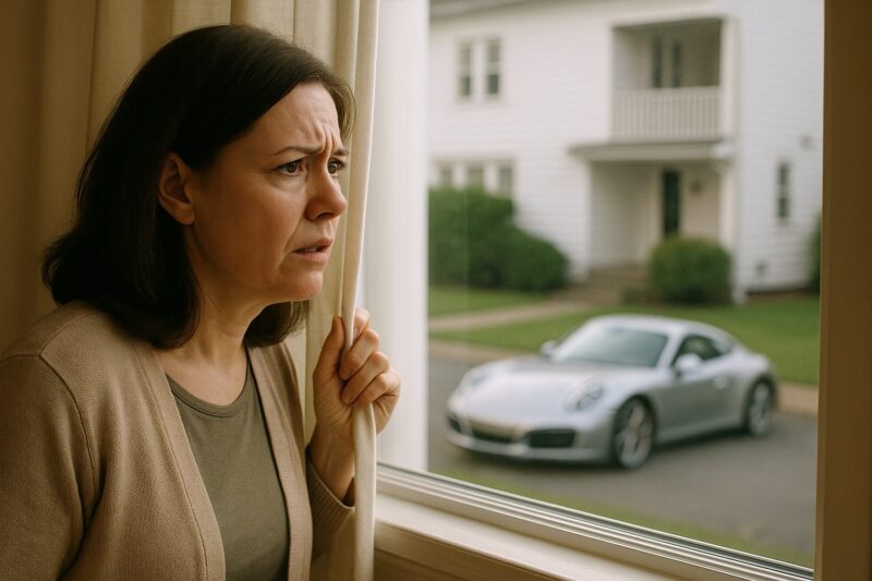 Un jour, mon fils de 17 ans s'est garé devant notre maison, avec une Porsche magnifique