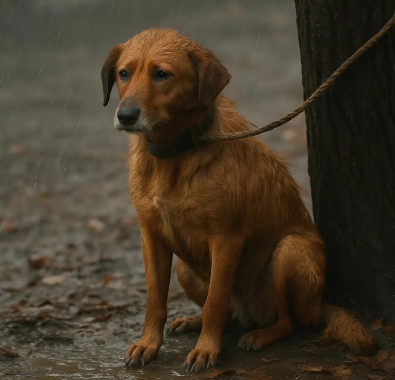 Le chien restait immobile depuis trois jours, et lorsque j'ai découvert la raison, j'ai été choqué