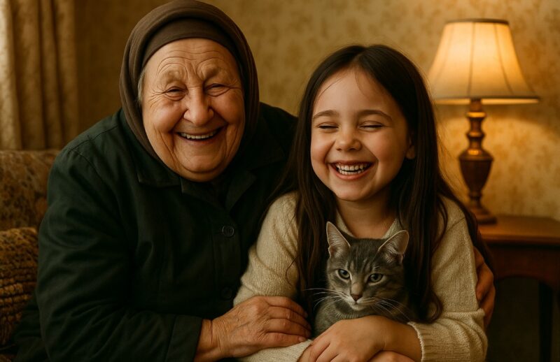 Une vendeuse a remarqué une petite fille avec un chat sous la pluie : en apprenant son histoire, elle a failli s'évanouir