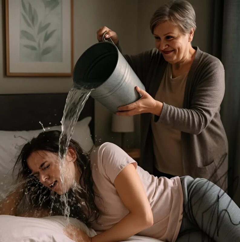 Ma belle-mère a versé un seau d'eau sur moi pour me réveiller, mais elle ne s'attendait pas à un tel retournement de situation