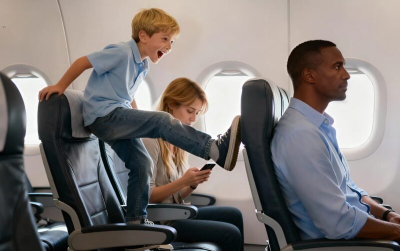 Pendant mon dernier vol, un garรงon de sept ans frappait mon siรจge : rien ne le calmait, alors voilร ce que j'ai dรฉcidรฉ de faire