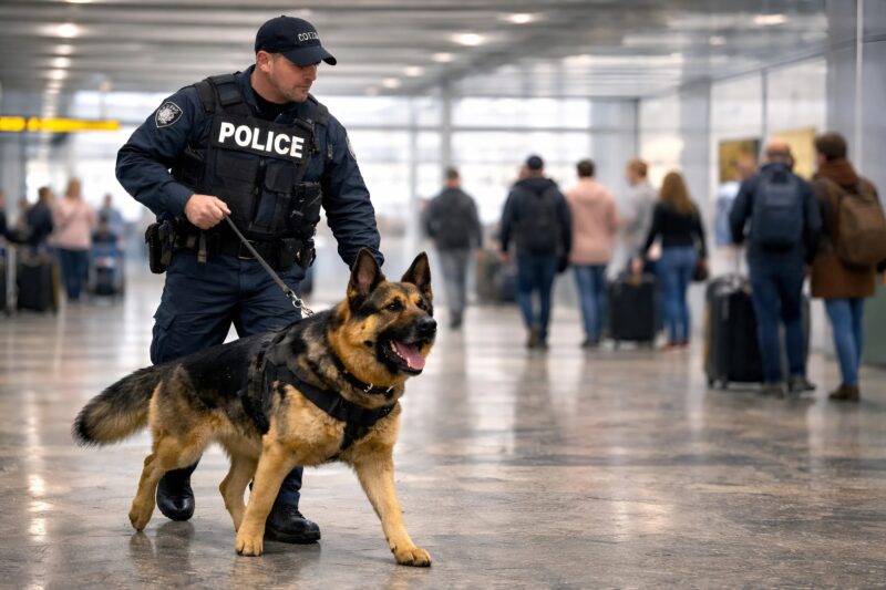 Le chien policier a soudainement couru vers une petite fille et a commencé à aboyer bruyamment : ce qui s'est avéré ensuite a laissé tout le monde sans voix