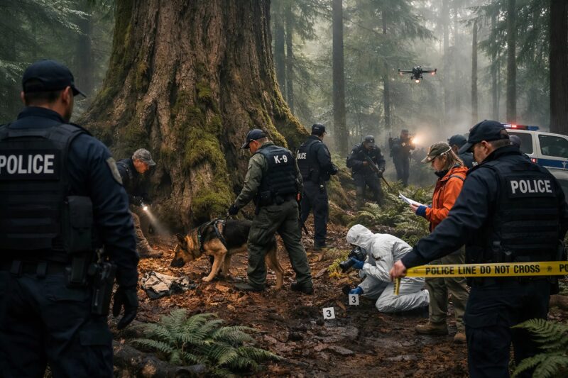 Une fille a disparu dans la forêt et quelques mois plus tard, un drone a repéré une petite ombre chaude, immobile, près d'un arbre gigantesque : ce qui s'est révélé ensuite était beaucoup plus terrifiant