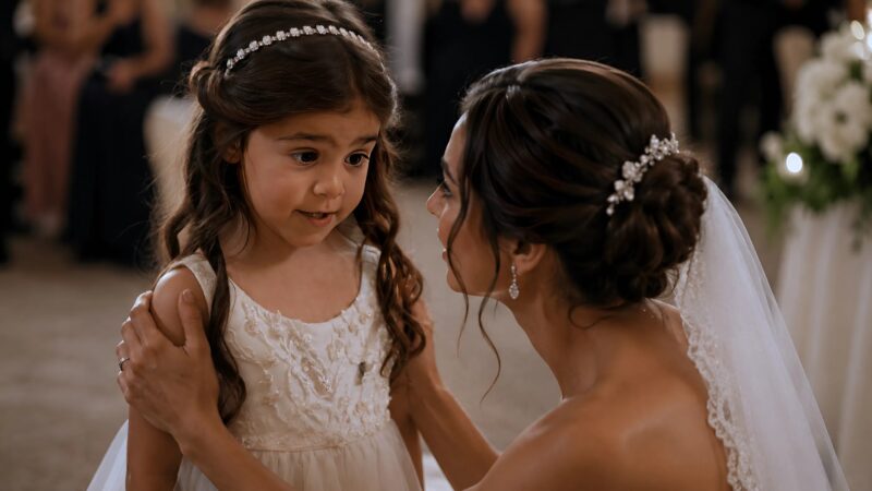 Ma fille a tiré doucement l’ourlet de ma robe de mariée et a murmuré : " Maman, j’ai vu Evan et oncle Peter faire quelque chose qu’ils n’avaient pas le droit de faire" et ce que j’ai découvert ensuite m’a fait annuler le mariage en un seul instant