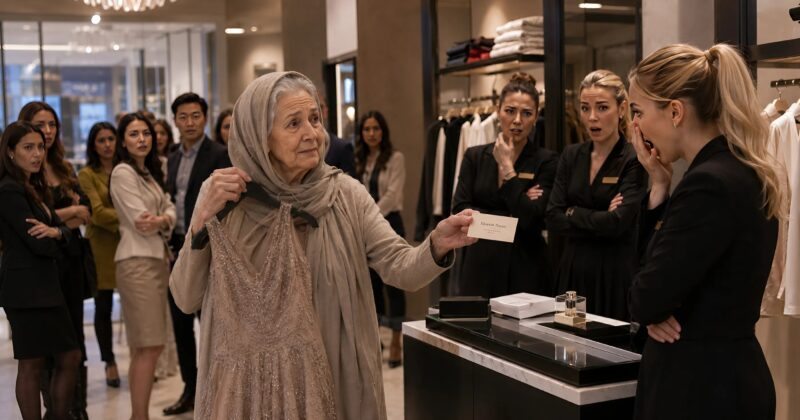 " Vous feriez mieux d'aller dans un marché aux puces, il n'y a rien ici pour vous ", a lancé l'une des vendeuses en humiliant la vieille dame : mais sa réponse a laissé tout le monde sans voix