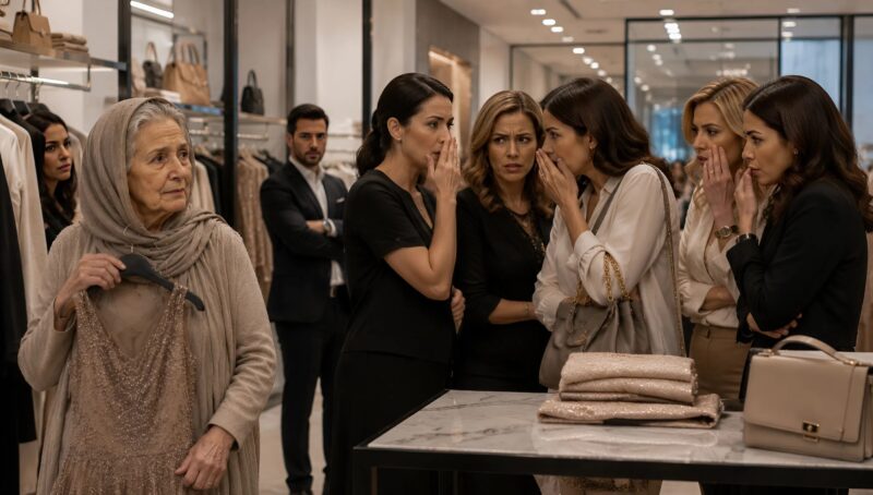 " Vous feriez mieux d'aller dans un marché aux puces, il n'y a rien ici pour vous ", a lancé l'une des vendeuses en humiliant la vieille dame : mais sa réponse a laissé tout le monde sans voix