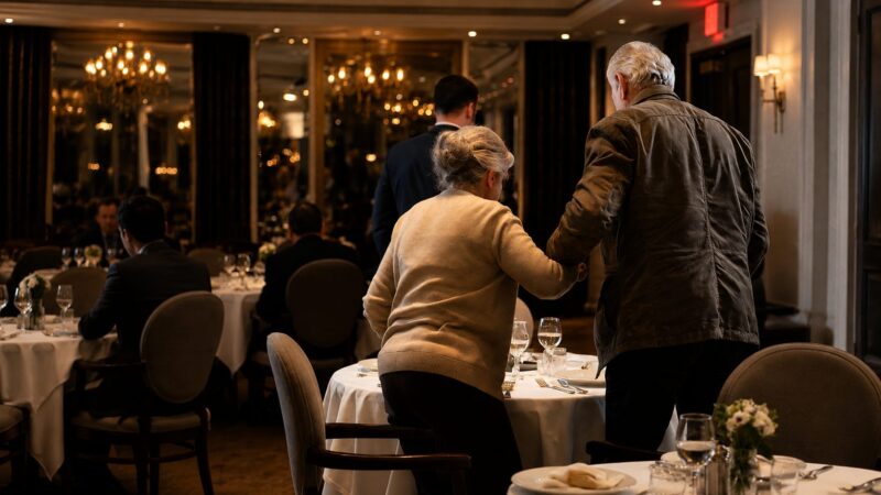 Le manager du restaurant refusait de servir un couple âgé à cause de leurs vêtements : ils allaient s’en aller quand l’inattendu s’est produit