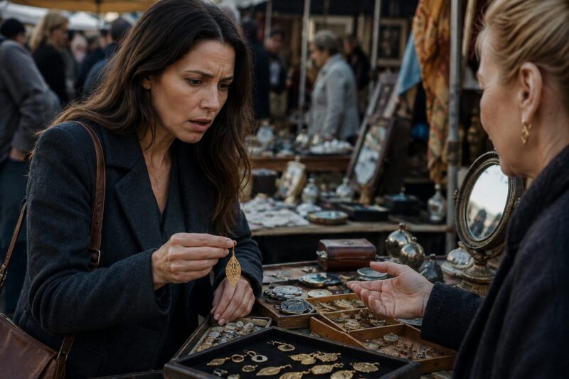 J’ai retrouvé les boucles d’oreilles de ma fille, disparue un an plus tôt, sur un marché aux puces : le lendemain, la police est venue chez nous et m’a finalement révélé ce que mon mari me cachait depuis toutes ces années