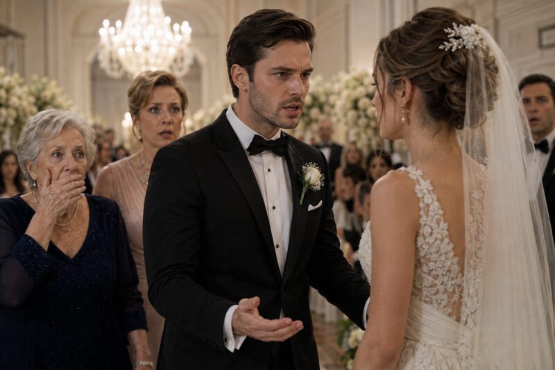 " S’il te dit ces quatre mots, ne le crois surtout pas ", m’a dit la grand-mère de mon fiancé dix minutes avant la cérémonie de mariage et avant qu’elle puisse m’en dire plus, ma belle-mère l’a emmenée : ce que j’ai découvert ce jour-là m’a laissée sans voix