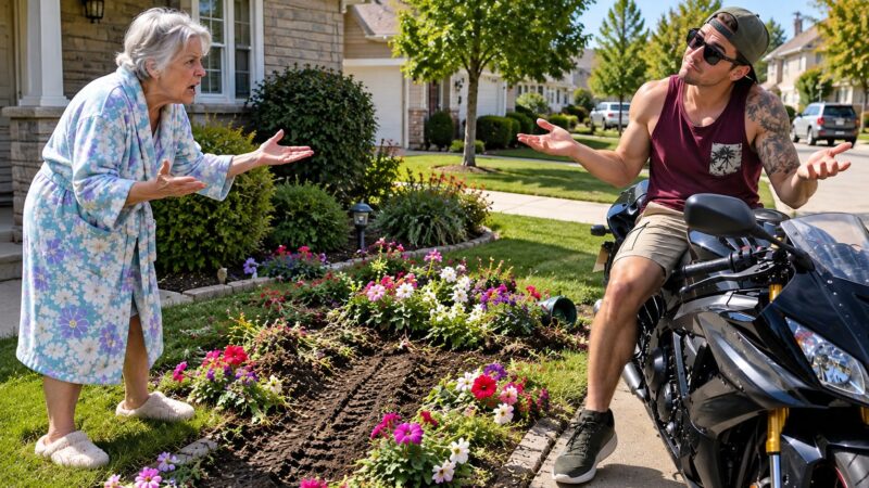 Mon voisin a détruit les fleurs que j’entretenais en mémoire de mon mari et a simplement dit : “Ça va, elles repousseront”