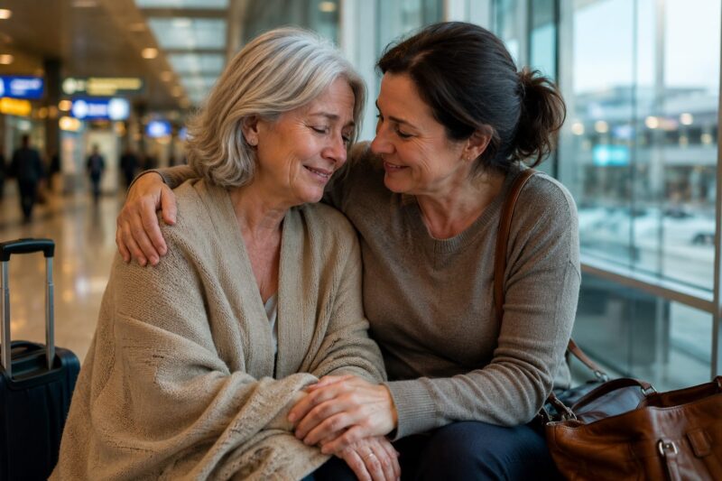 Ma belle-mère a rencontré un homme pendant nos vacances en famille et a décidé de ne pas rentrer avec nous : cinq jours plus tard, elle m’a appelée à minuit et m’a murmuré : " J’ai besoin que tu me sauves… mais ne dis rien à mon fils..."