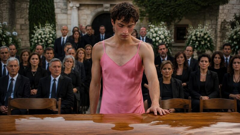 Mon fils est venu aux funérailles de son père dans une robe rose, et la raison nous a tous laissés sans voix