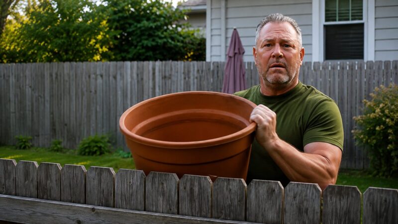 Mon beau-frère n’arrêtait pas de jeter ses déchets dans mon jardin et voilà la leçon que je lui ai donnée