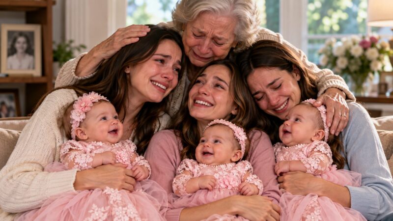 Trois robes ont été livrées à l’hôpital après la naissance de mes petites-filles : en les voyant, ma belle-mère de 79 ans s’est effondrée